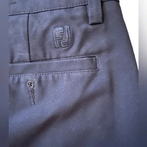 FootJoy Golf Shorts Men's 32W Navy Blue Flat Front‎ Comfort Vacation - Picture 4 of 10